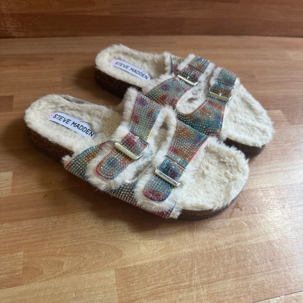 Steve Madden tie-dye slide sandals size 2